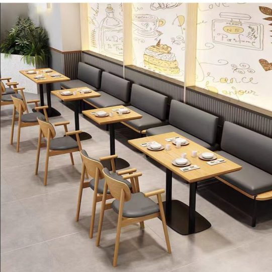 餐厅长卡桌椅